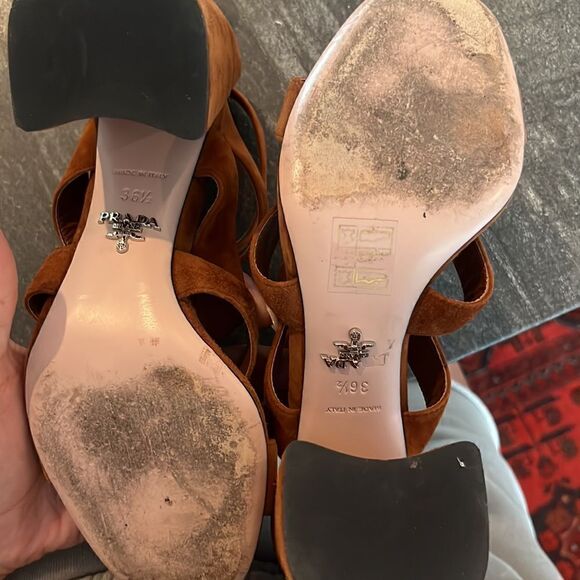 Prada Cage Sandal with Block Heel - Picture 7 of 7